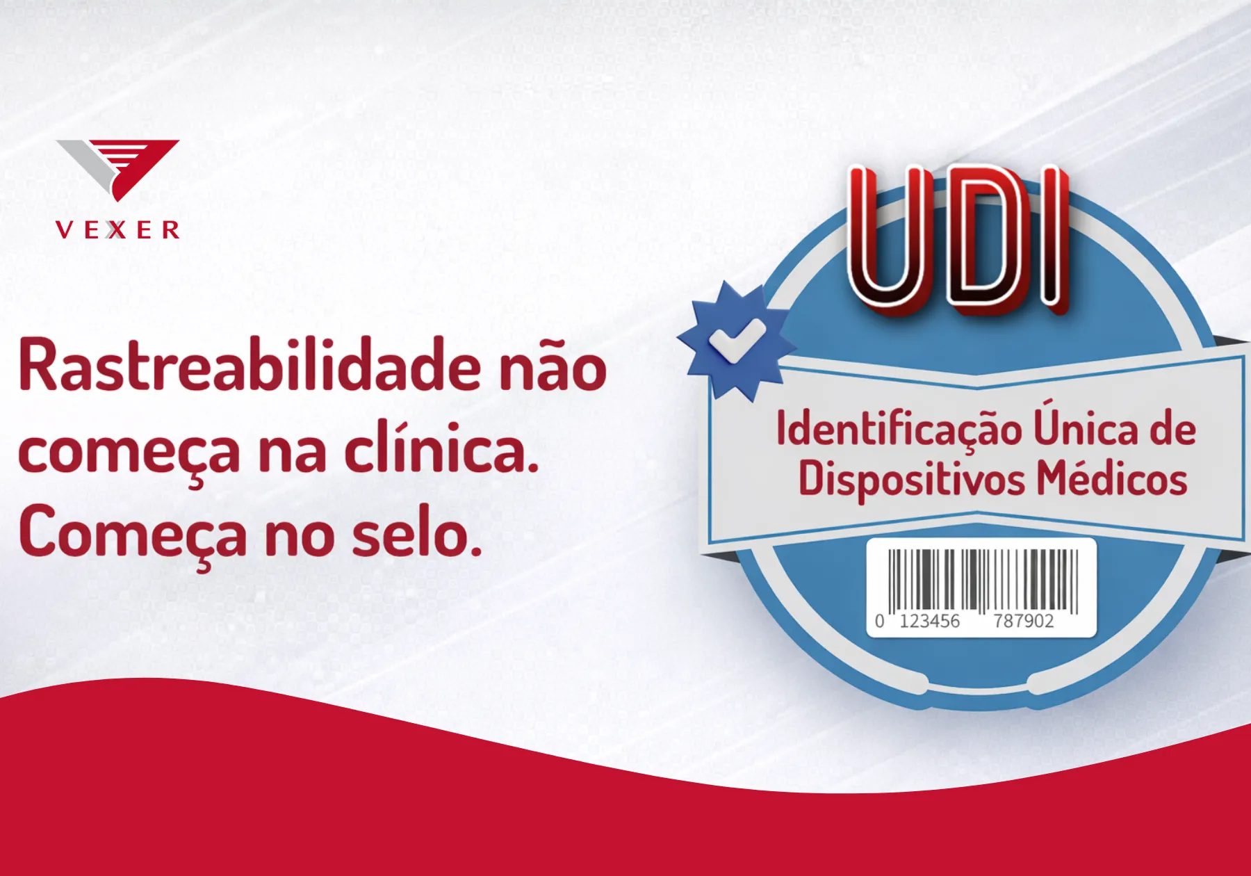 Rastreabilidade não começa na clínica. Começa no selo. NOVO SELO VEXER!